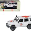 2014 Toyota Land Cruiser 76 White “International Red Cross” 1/64 Diecast Model Car by Paragon Models