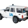 2014 Toyota Land Cruiser LC76 White “United Nations” 1/64 Diecast Model Car by Paragon Models