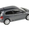 2001 Honda Civic Type R EP3 Cosmic Gray Metallic 1/64 Diecast Model Car by Paragon Models