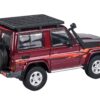 2014 Toyota Land Cruiser LC 71 Red Metallic with Graphics 1/64 Diecast Model Car by Paragon Models