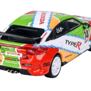 2023 Honda Civic Type R FL5 #14 “JACCS” Livery 1/64 Diecast Model Car by Paragon Models