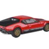 1972 De Tomaso Pantera Red and Black 1/64 Diecast Model Car by Paragon Models