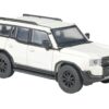 2024 Toyota Land Cruiser 250 Prado White Ice Cap 1/64 Diecast Model Car by Paragon Models