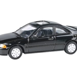 1995 Honda Civic Coupe EJ1 Black with Sunroof 1/64 Diecast Model Car by Paragon Models