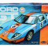 Skill 2 Snap Model Kit 2006 Ford GT “Gulf Oil” 1/25 Scale Model by Polar Lights