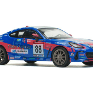 Subaru BRZ #88 Blue with Graphics “Tokyo Subaru Racing” 1/64 Diecast Model Car by Pop Race