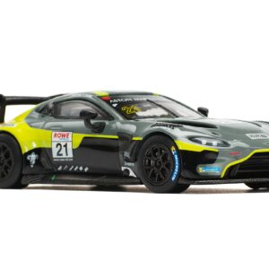 Aston Martin GT3 #21 Green Metallic “N24 2024” 1/64 Diecast Model Car by Pop Race