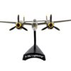 Lockheed P-38J Lightning Fighter Aircraft “23 Skidoo” United States Air Force 1/115 Diecast Model Airplane by Postage Stamp