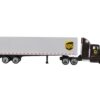 UPS Truck with Trailer Brown “United Parcel Service” Diecast Model by Daron