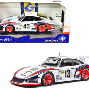 Porsche 935 RHD (Right Hand Drive) “Moby Dick” #43 Manfred Schurti – Rolf Stommelen “Martini Racing Porsche System” 24H of Le Mans (1978) “Competition” Series 1/18 Diecast Model Car by Solido