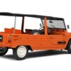 1970 Citroen Mehari MK.1 Kirghiz Orange with Black Top 1/18 Diecast Model Car by Solido