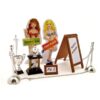 Car Show Trophy Set For 1/24 Scale Model Cars by Kinsfun