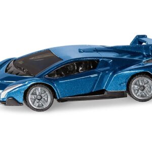 Lamborghini Veneno Blue Metallic Diecast Model Car by Siku