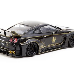 Nissan 35GT-RR LB-Silhouette WORKS GT RHD (Right Hand Drive) Black “John Player Special” 1/43 Diecast Model Car by Tarmac Works