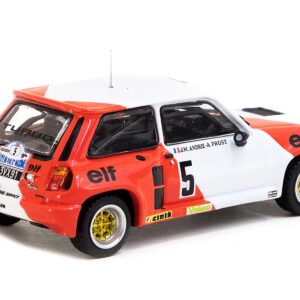 Renault 5 Turbo #5 Alain Prost – Jean-Marc Andrie “Rallye du Var” (1982) “Hobby64” Series 1/64 Diecast Model by Tarmac Works