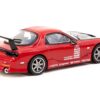 Mazda RX-7 FD3S “VERTEX” RHD (Right Hand Drive) Red with Black Hood “Global64” Series 1/64 Diecast Model Car by Tarmac Works