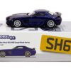 Mercedes-Benz SLS AMG Coupe Black Series Blue Metallic “SHMEE150” “Global64” Series 1/64 Diecast Model by Tarmac Works