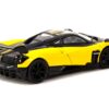 Pagani Huayra BC Giallo Limone Yellow and Black “Global64” Series 1/64 Diecast Model Car by Tarmac Works