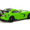 Dodge Viper ACR Extreme Green Metallic with Black Stripes “Global64” Series 1/64 Diecast Model by Tarmac Works