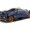 Pagani Imola Argentina Blue Metallic with Black Top “Global64” Series 1/64 Diecast Model by Tarmac Works