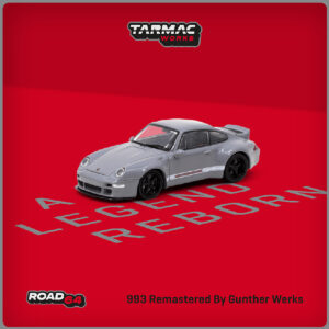 Gunther Werks 993 Gray “Road64” Series 1/64 Diecast Model Car by Tarmac Works