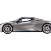 2019 Automobili Pininfarina Battista Argento Liquido Silver Metallic with Blu del Re Blue Top “US Launch Edition” 1/18 Model Car by Top Speed