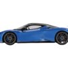 2019 Automobili Pininfarina Battista Iconica Blue Metallic with Black Top “World Premiere” 1/18 Model Car by Top Speed