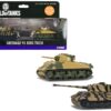 “World of Tanks” Versus Series American Sherman Tank vs German King Tiger Tank Set of 2 Pieces Diecast Models by Corgi